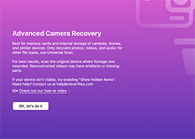 Advanced Camera Recovery (ACR)