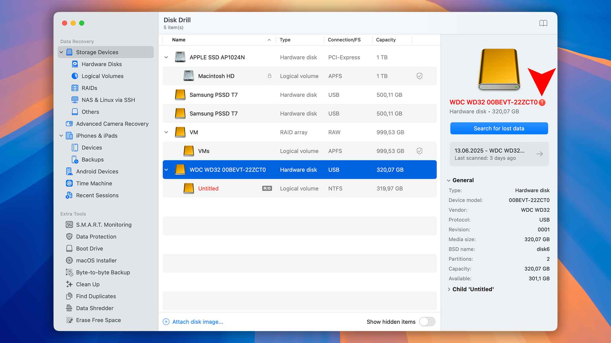 disk drill macos smart monitoring step 11