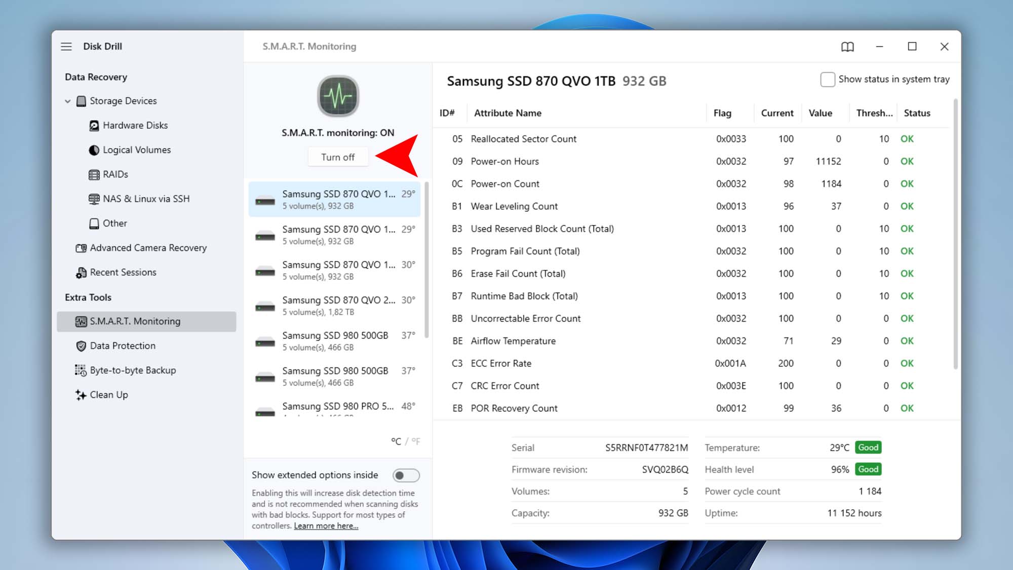 disk drill windows smart monitoring step 02