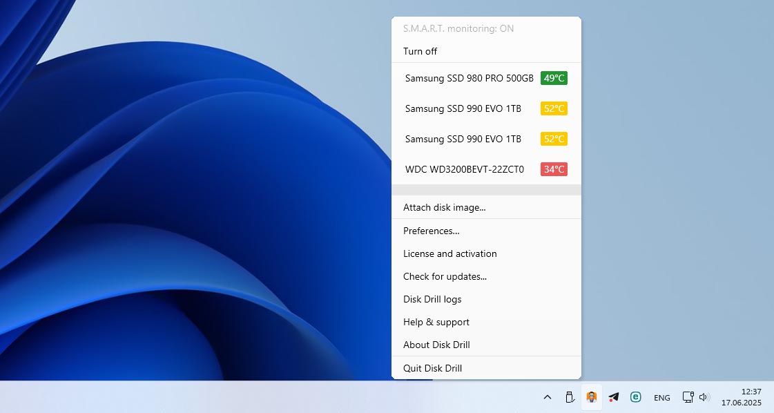 disk drill windows smart monitoring step 09