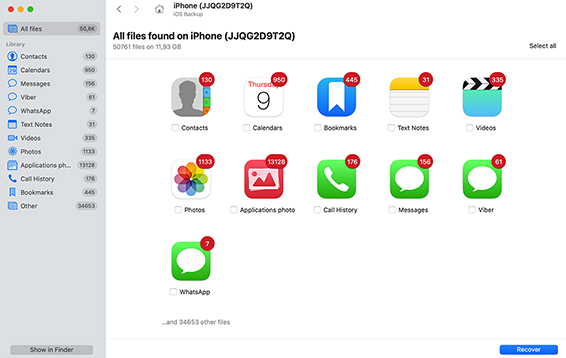 iPhone Data Recovery Software for Mac