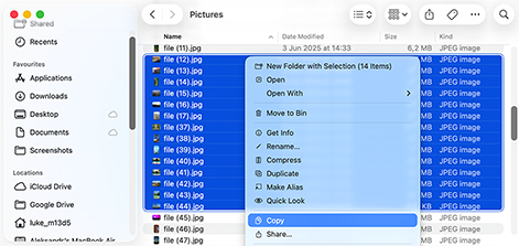 Manually Back Up Important Files to an External Storage Device
