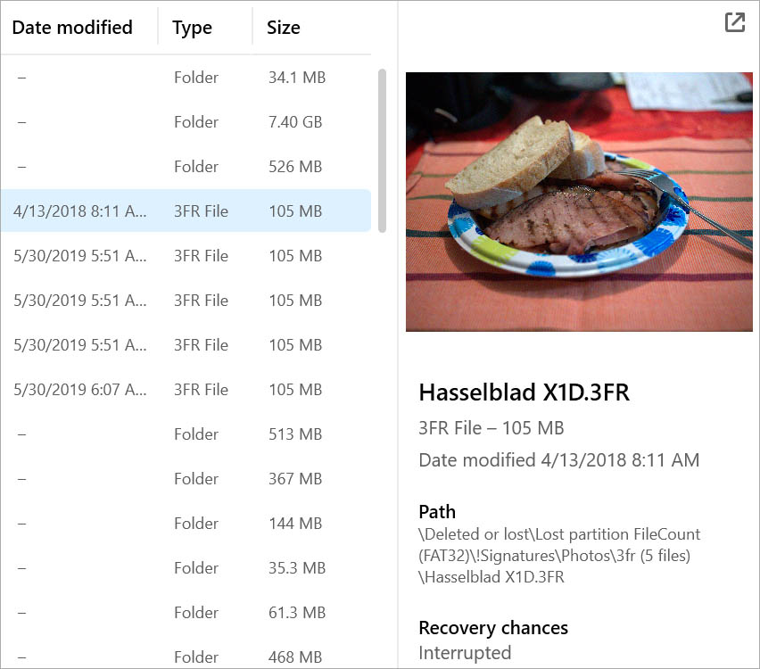 preview window disk drill windows